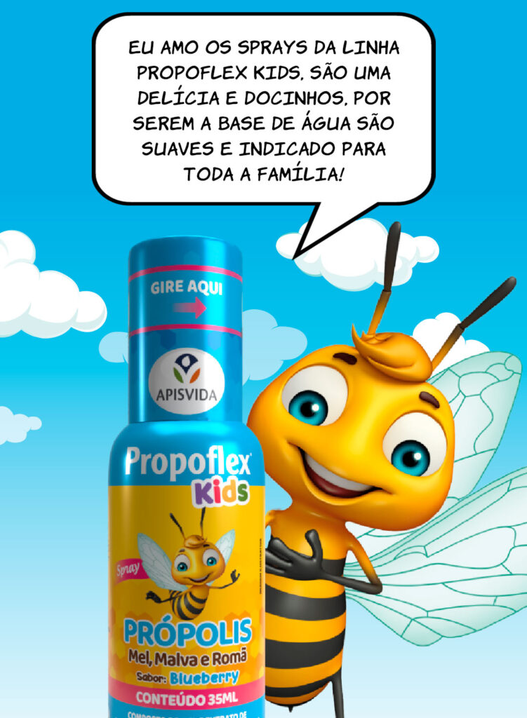 Xarope Propoflex Kids Sabor Tutti-Frutti 150ml Apisvida - Apis Vida